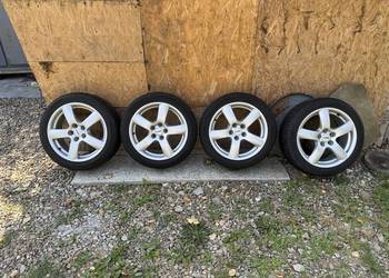 Koła zimowe 5x112 R17 Rial 7,5J ET38 70mm + 205/50 Hankook 6/7mm 2021 r.