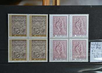 Znaczki. Papież Jan Paweł II Watykan VII ** Czworoblok