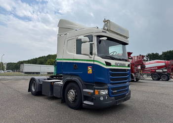 Ciagnik z kompresorem sprezarka do sypkich do paszy Scania