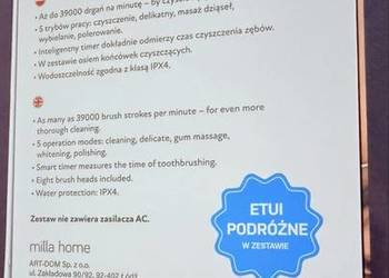Szczoteczka soniczna Milla Home