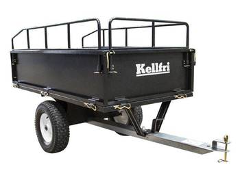 Przyczepka rolnicza z zaczepem ładowność 410kg / kellfri