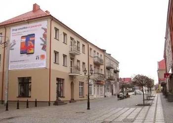 Miejsce na reklamę z oświetleniem. Baner, Billboard,Łomża