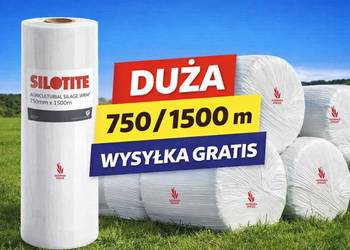 Folia na baloty sianokiszonkę WYSYŁKA GRATIS DUŻA 750/1500 m