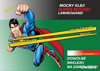 naklejki john deere 7920