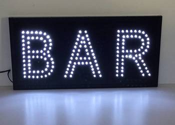 BAR reklama diodowa szyld 70x30cm nowa PRODUCENT