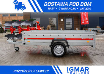 Przyczepa TEMARED PRO 2612/R przyczepka samochodowa 230x126 cm na resorze