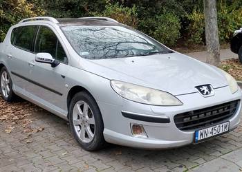 Peugeot 407 SW 2.0 16V 136KM 100kW 2005,AUTOMAT,przebieg 259920 km.