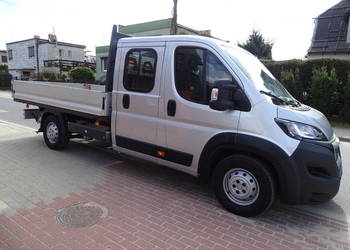 Peugeot BOXER 130 KONI ,PAKA 3.40 M , KLIMA, 7 OSÓB + SKRZYNIA ,ŁADNY