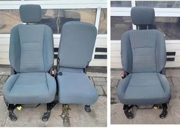 KOMPLET FOTELI przód DODGE RAM 1500 3-osobowy