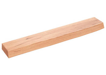 Półka jasnobrązowa 60x10x4 cm lakierowane lite drewno dębowe WM-363639