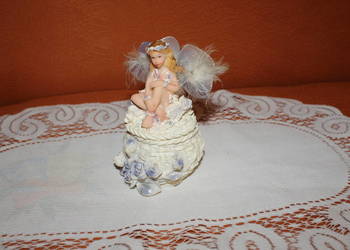 Pudełko aniołek PRL