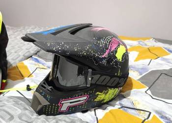 Kask kurtka buty motocyklowe cross enduro sport strój kombinezon LS2 100%