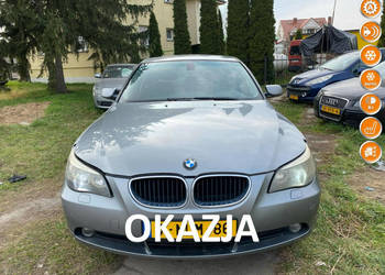 BMW 520 2.0 Benzyna 170KM 2005r. Sedan XENON Skóry Automat Do poprawek Koz…