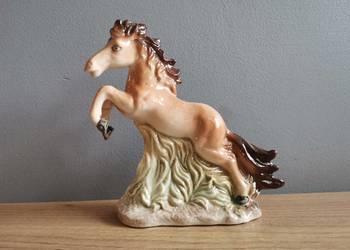 Stara figurka porcelanowa Koń