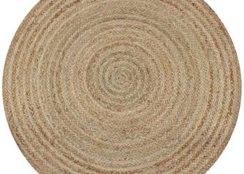 Dywan pleciony z juty 150 cm okrągły WM-245338