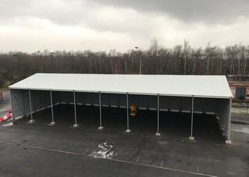 Blaszana hala 32×13m – biała