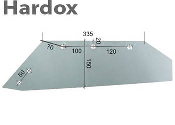 Lemiesz 30ha! HARDOX MSS11385/L części do pługa GASSNER