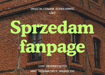 Sprzedam fanpage