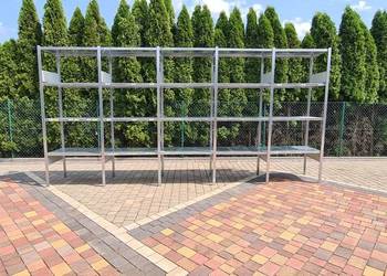 Regały półkowe z demontażu używane 60gł x130x200-300cm wys