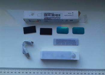 Lampka LED na czujnik ruchu, 10cm, biały zimny, akumulatorowa USB-C, 5V, 6d