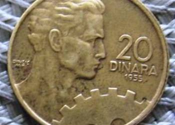Jugosławia 20 Dinara 1955r