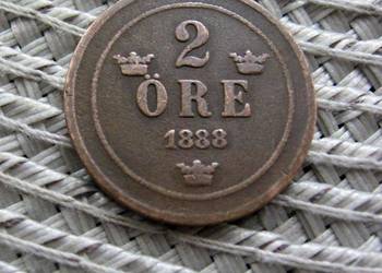 Szwecja 2 Ore 1888r