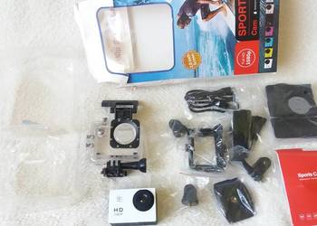 Full HD Kamera sportowa z akcesoriami GoPro