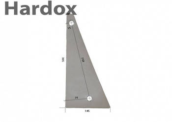 Pierś HARDOX 1462498/P części do pługa DOWDESWELL