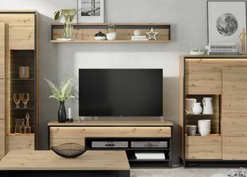 QUANT Meblościanka Szafka RTV Pólka Komoda Witryna LOFT