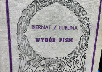 Biernat z Lublina Wybór pism Ossolineum antykwariat książki