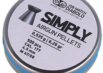 Śrut JSB Simply Heavy Match 4,50 mm 0,535 g