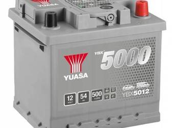Akumulator 12V 54Ah 500A EN Yuasa Silver P+