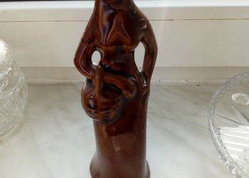 FIigurka Grzybiarka ceramika