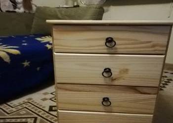 2 komody, drewno sosna