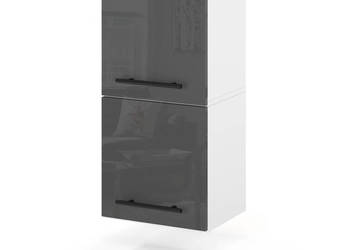 Szafka Kuchenna Wisząca Klapowa Modułowa 30cm Spremium Szary Połysk