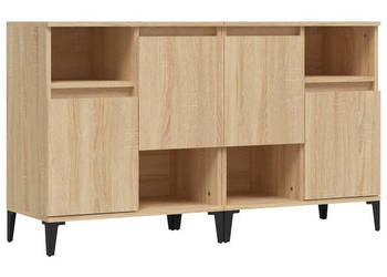 Komody 2 szt. dąb sonoma 60x35x70cm materiał drewnopochodny WM-3185730