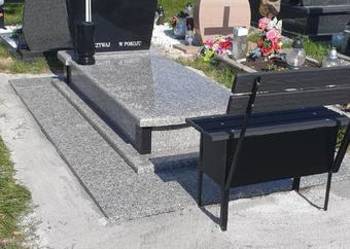 Nagrobek brąz królewski / szwed z posadzką antypoślizgową nr.2080
