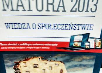 Matura 2013 Operon wiedza o społeczeństwie antykwariat