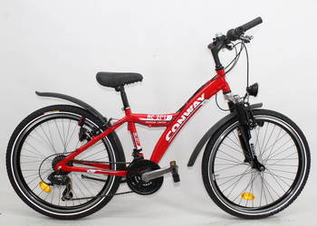 ALUMINIOWY ROWER DZIECIĘCY 'CONWAY' KOŁA 24" 21 BIEGÓW