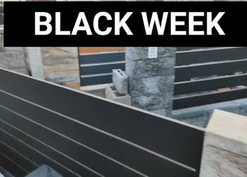 Ogrodzenia BLACK WEEK pustaki panele budmat płot mur  joniec