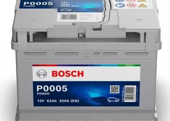Akumulator 62Ah 550A EN Bosch P0005 CHOPINA 1 DARMOWA DOSTAWA 696x685x321