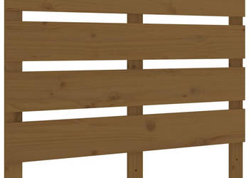 Wezgłowie łóżka miodowy brąz 75x3x80 cm lite drewno sosnowe WM-821370