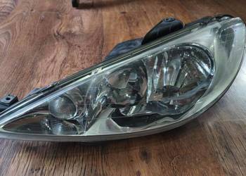Reflektor Peugeot 206 przód strona lewa oryginał 9660535680