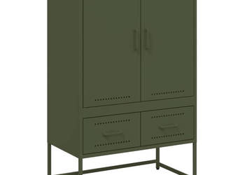 Szafka oliwkowa 68x39x1115 cm stalowa WM-846612