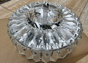 Plafon kryształkowy okrągły lampa wisząca sufitowa przedpokój kinkiet