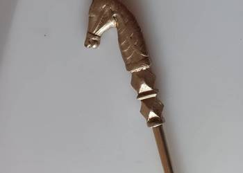 Mosiężna łyżka do butów.