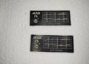 Tabliczka Altus 75 Unitra Tonsil