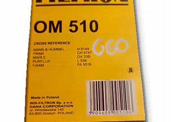 FILTR OLEJU Filtron OM 510 OM510 Mercedes 123 190 W460 T1 T1/TN T2/L T2/LN1