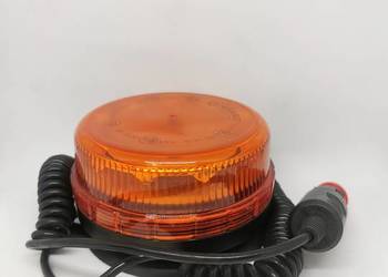 Lampa błyskowa 12/24V LED Magnes do Koparek/ Traktorów