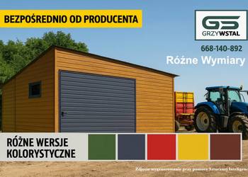 ZŁOTY DĄB  Garaż Blaszany - Wiata na Maszyny -Magazyn – GRZYWSTAL